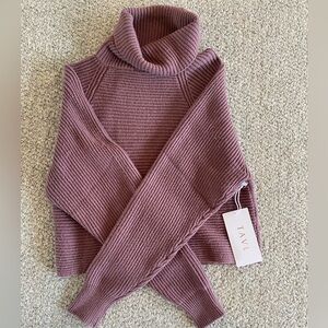 Tavi alpine knit turtleneck in rose new with tags